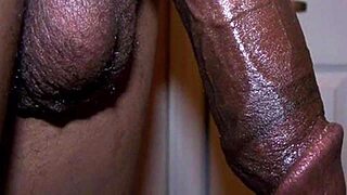 Gay man receives oral training from a BBC with a big penis